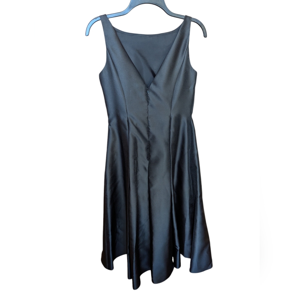 Adrianna Papell Sleeveless Tea Length Dress Back Sz 2 NWT - Picture 2 of 6